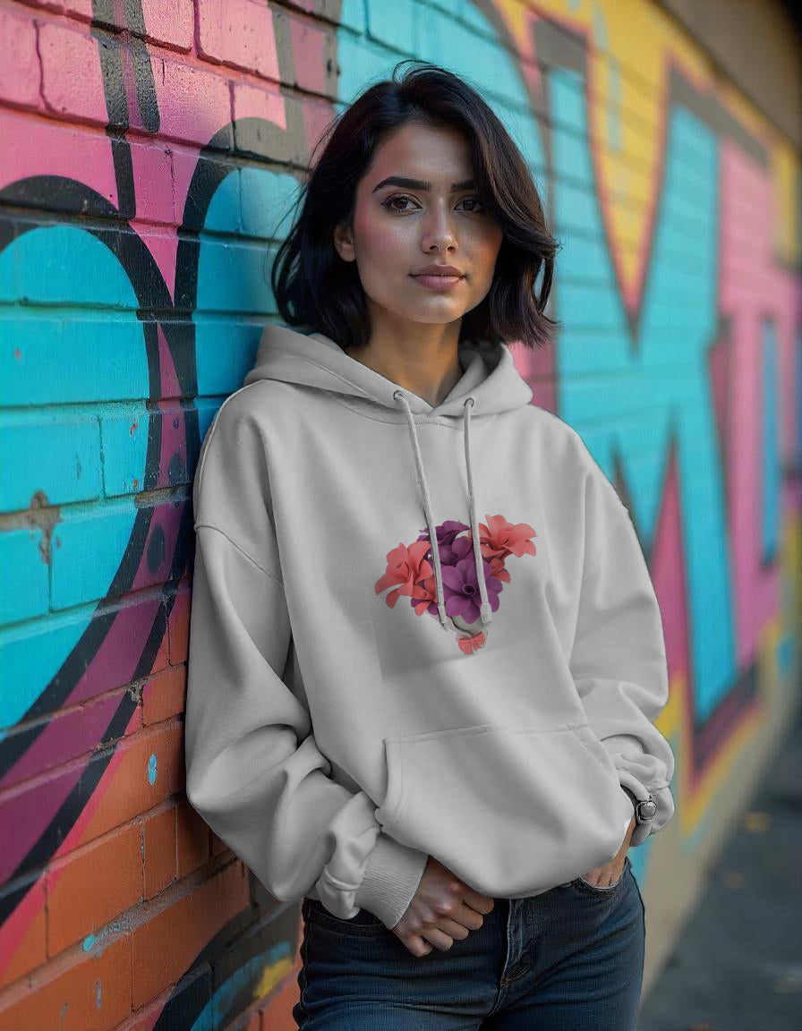 Fusion print hoodie