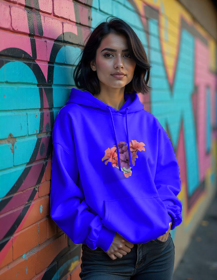 Fusion print hoodie