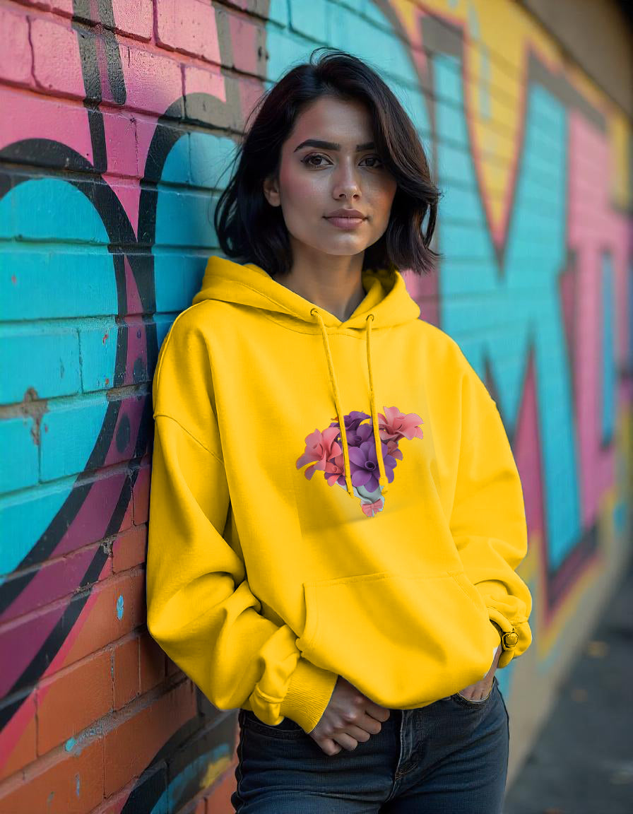 Fusion print hoodie