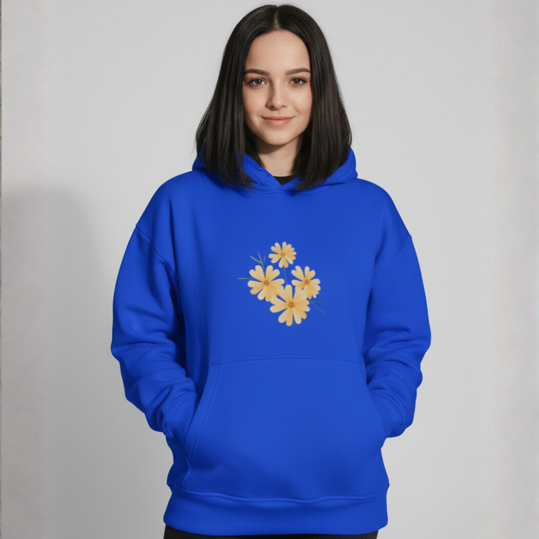 Daffodils Print Hoodie