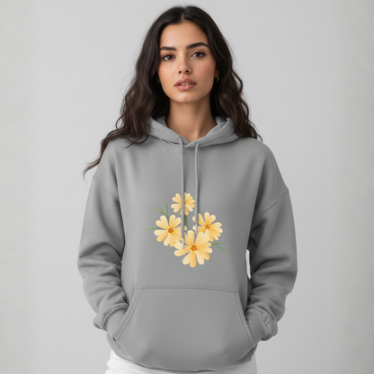 Daffodils Print Hoodie