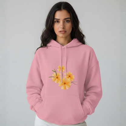 Daffodils Print Hoodie