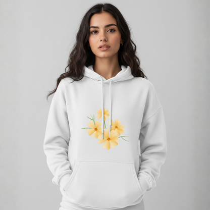 Daffodils Print Hoodie