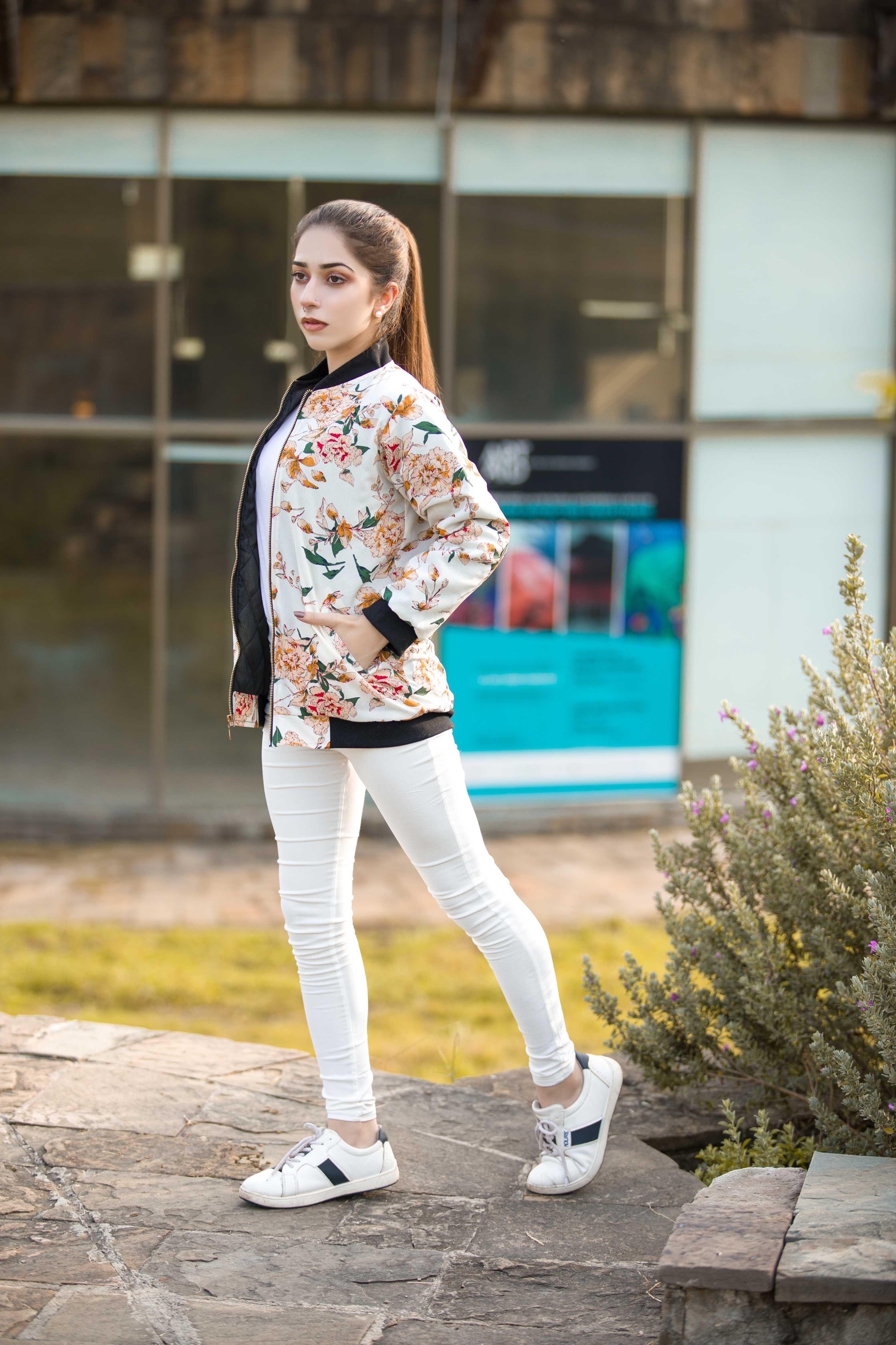 Floral Elegance Women's Jacket