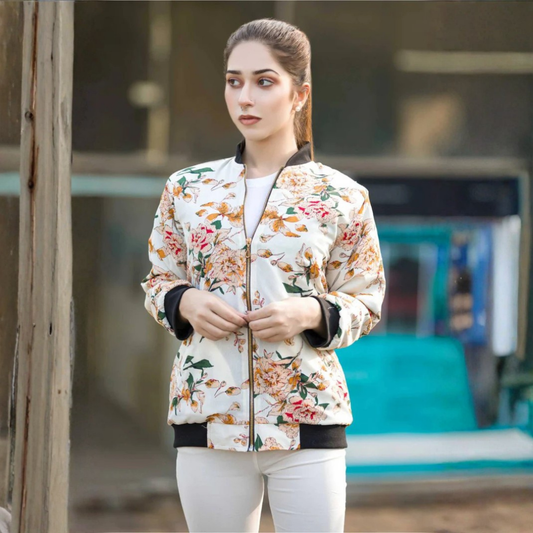 Floral Elegance Women's Jacket