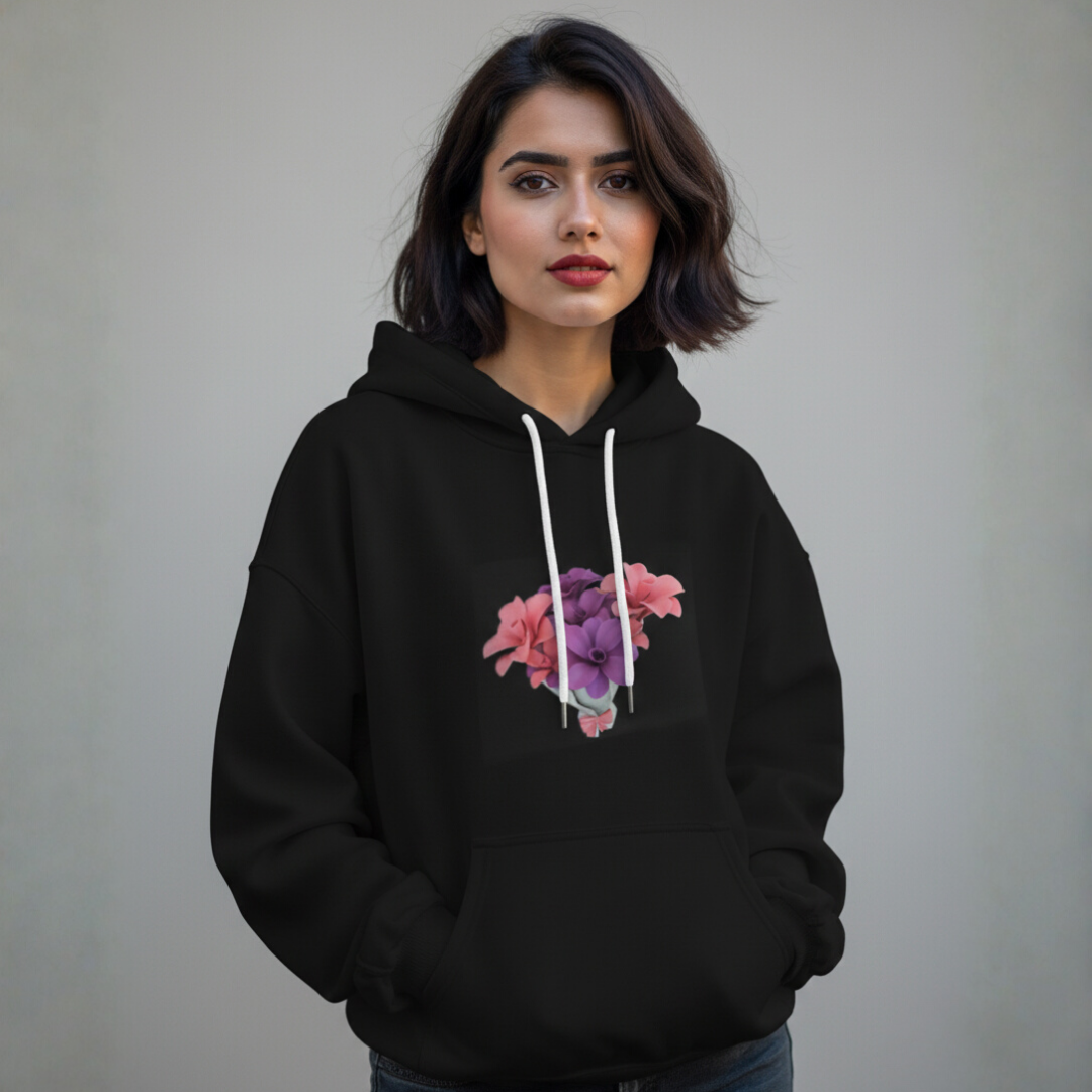 Fusion print hoodie