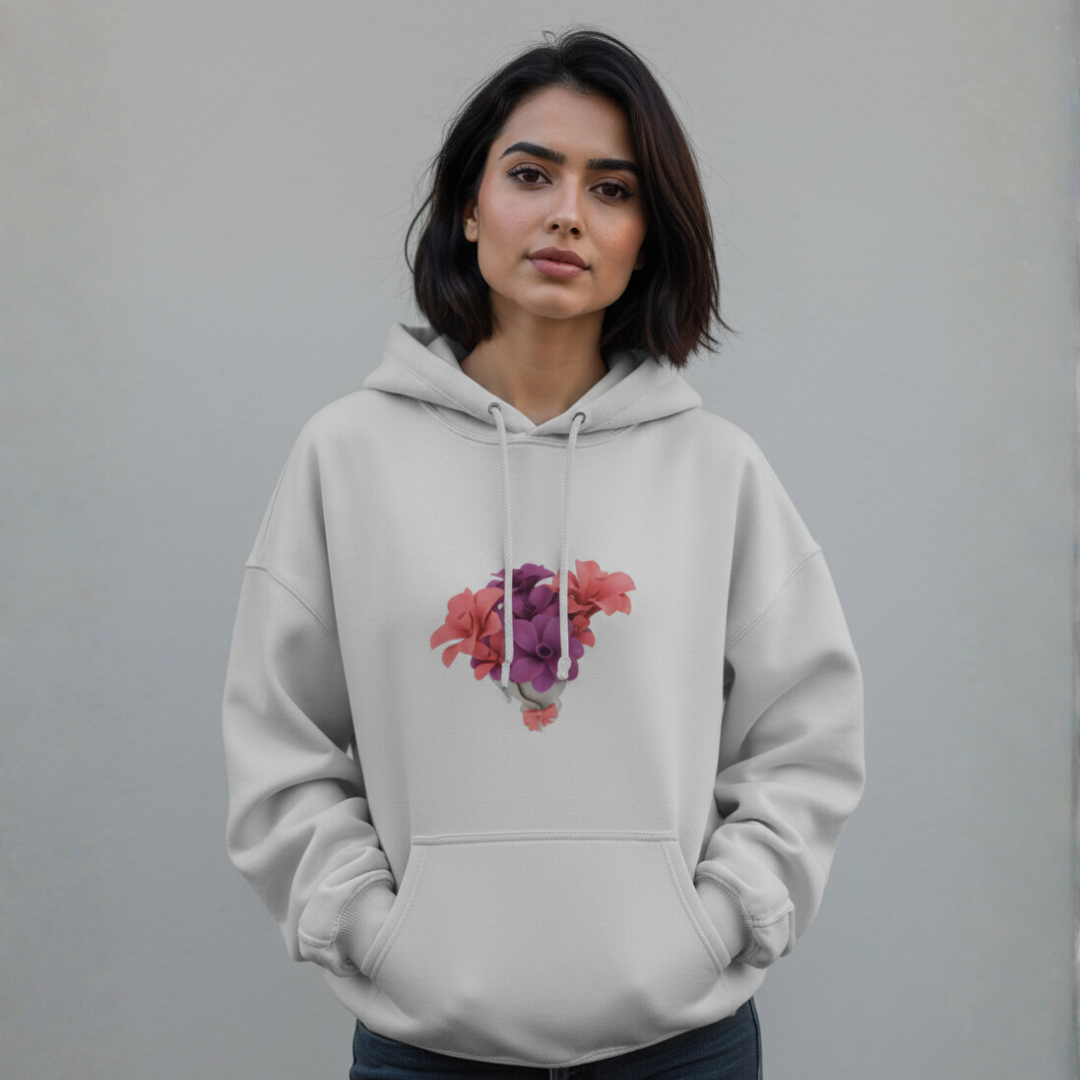 Fusion print hoodie