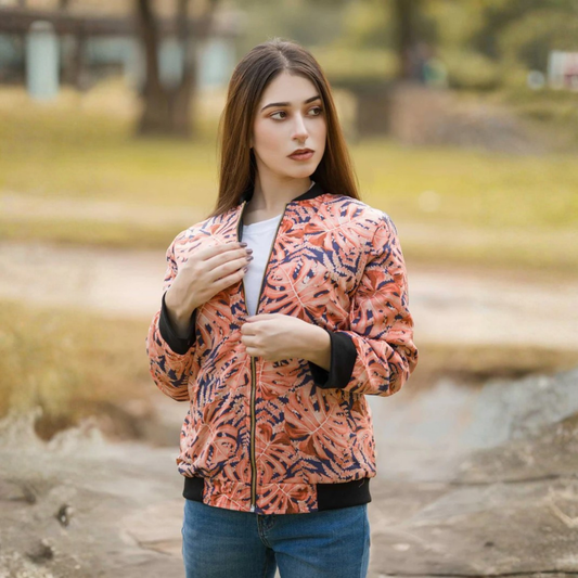 Golden Leaf Delight Women's Jacket