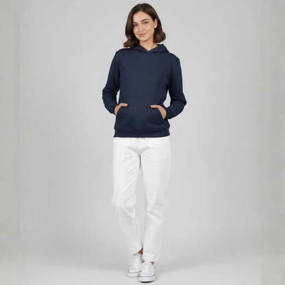 Plain Hoodie for her - Blue