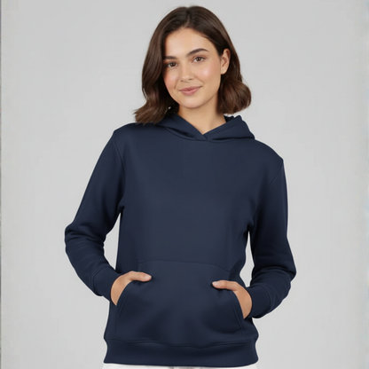 Plain Hoodie for her - Blue