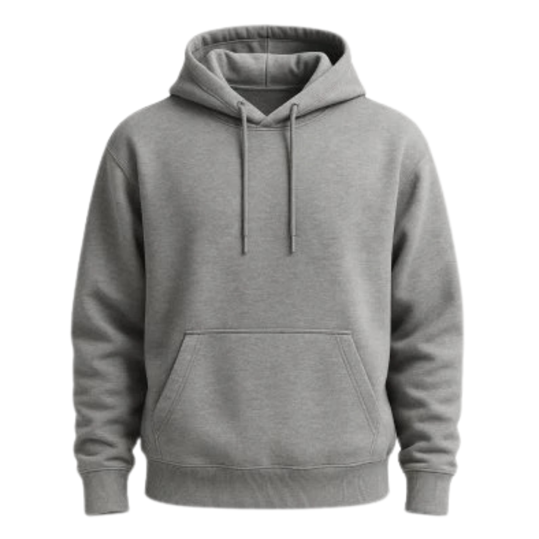 Plain Hoodie for her - Grey