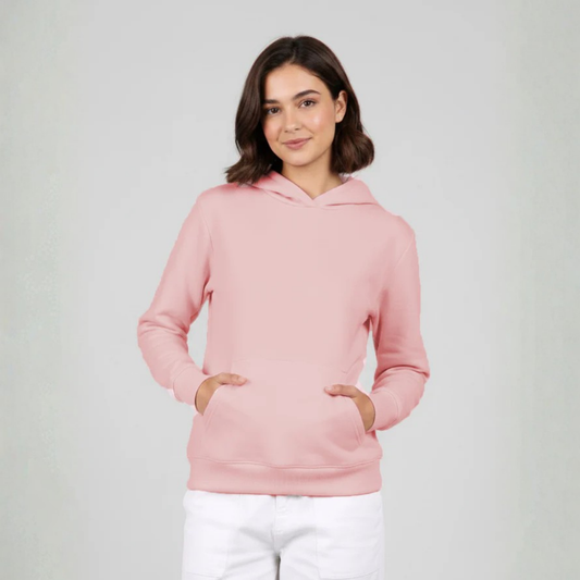 Plain Hoodie for her - Pink