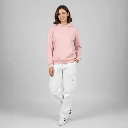 Plain Hoodie for her - Pink