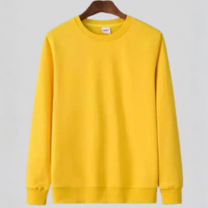 Plain Sweatshirt for Her Skye Yellow