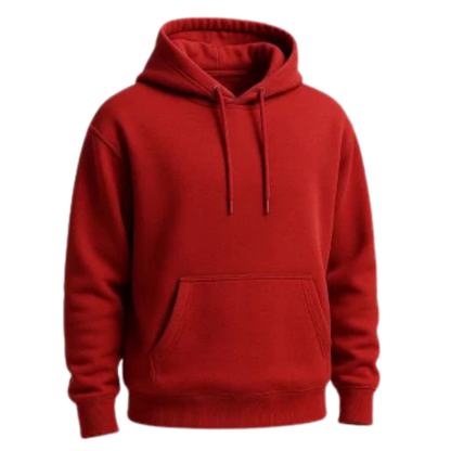 Plain Hoodie for her - Red