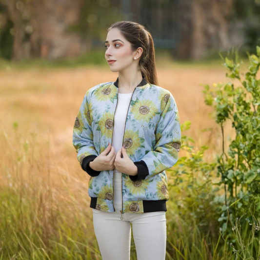 Sunflower Breeze Women's Jacket