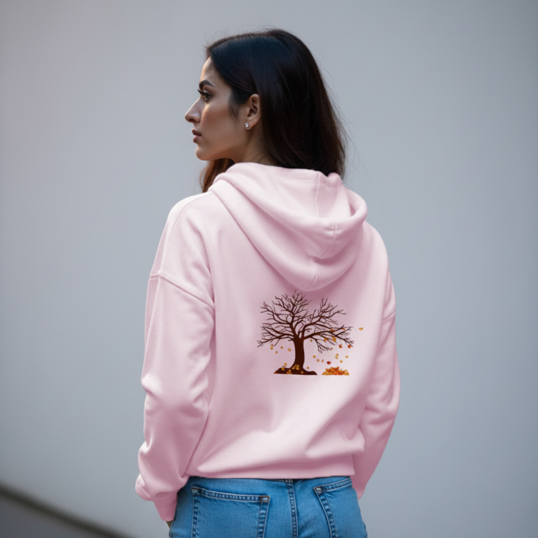 Autumn print hoodie